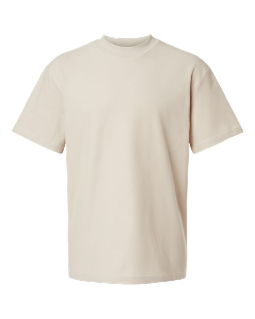 American Apparel Unisex Pique Mockneck Tee