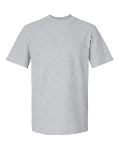 American Apparel Unisex Pique Mockneck Tee