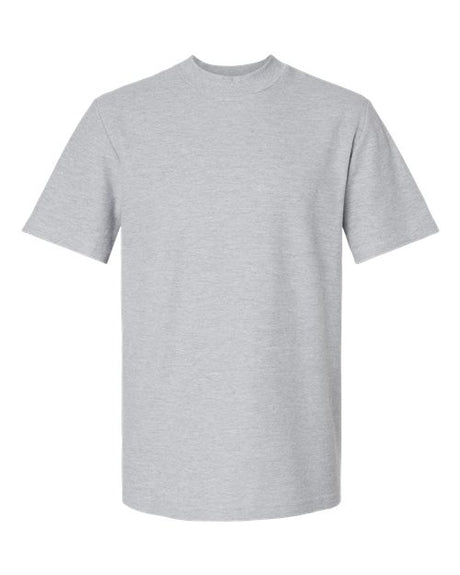 American Apparel Unisex Pique Mockneck Tee