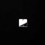 Silver Laminate 2-Hole Square Plastic Mirror - 40L/25.5mm