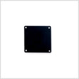 Silver Laminate 4-Hole Square Plastic Button - 64L/40.5mm