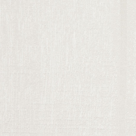 Indian White Striped Polyester-Cotton Brocade