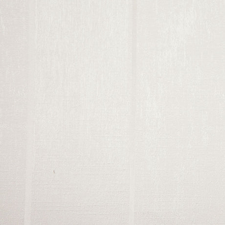 Indian White Striped Polyester-Cotton Brocade