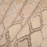 Indian Beige/Ivory Geometric Poly/Cotton Woven