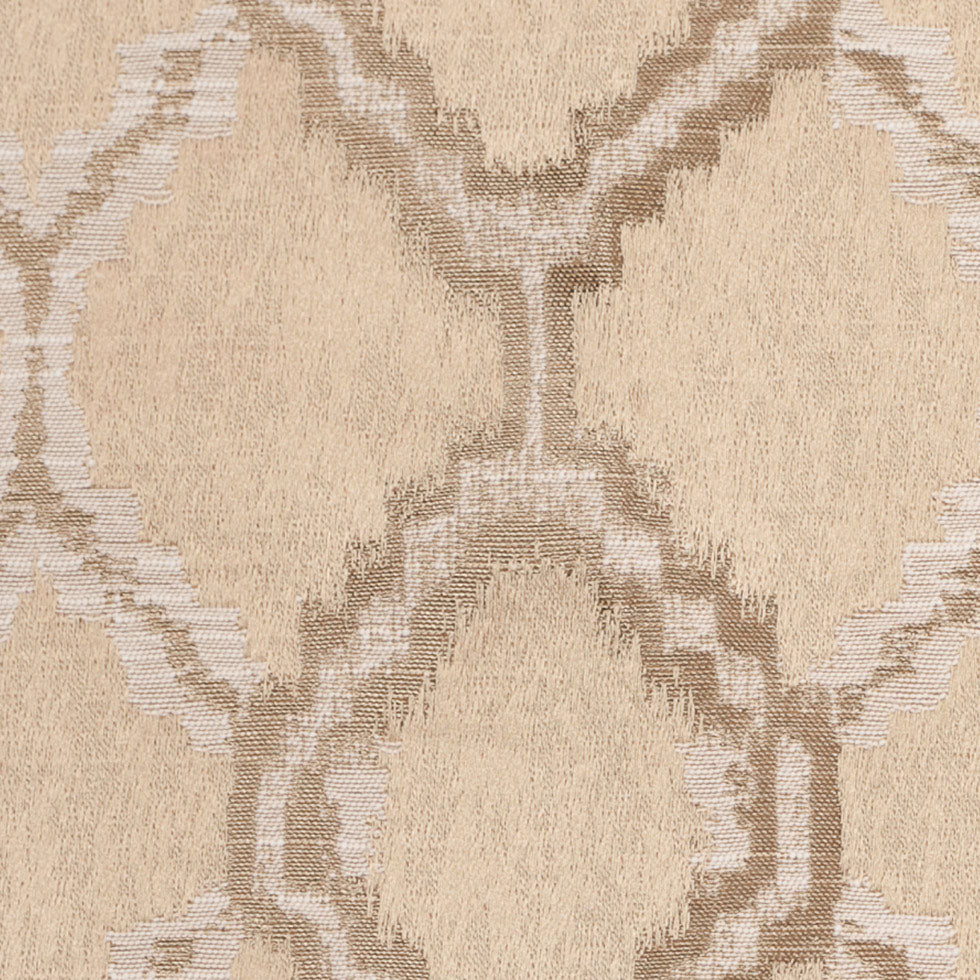 Indian Beige/Ivory Geometric Poly/Cotton Woven