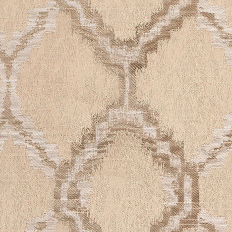 Indian Beige/Ivory Geometric Poly/Cotton Woven