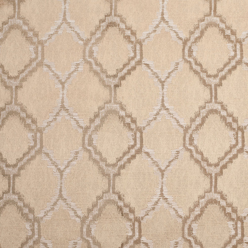 Indian Beige/Ivory Geometric Poly/Cotton Woven