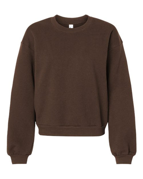 American Apparel Women's ReFlex Fleece Crewneck Sweatshirt