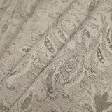 Indian Silver Damask Poly/Cotton Woven