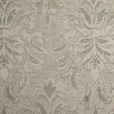 Indian Silver Damask Poly/Cotton Woven