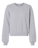 Sudadera ReFlex para mujer con cuello redondo de forro polar