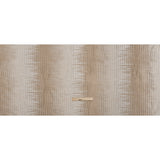 Polyester and Cotton Ribbed Brocade - Beige and Ivory Ikat Stripes
