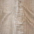 Polyester and Cotton Ribbed Brocade - Beige and Ivory Ikat Stripes