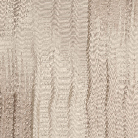 Indian Beige/Ivory Ikat-Like Poly/Cotton Brocade