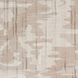 Indian Ivory/Beige Ikat-Like Geometric Poly/Cotton Brocade