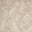 Indian Beige Ikat-Like Geometric Poly/Cotton Brocade
