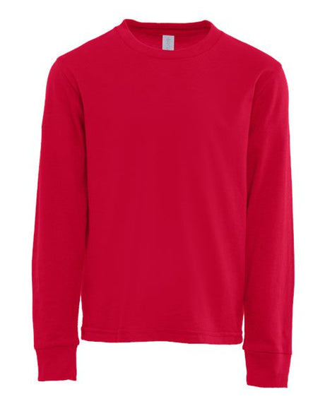 Next Level Youth Cotton Long Sleeve T-Shirt