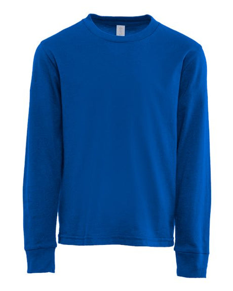 Next Level Youth Cotton Long Sleeve T-Shirt