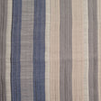 Indian Blue/Beige Striped Poly/Cotton Brocade