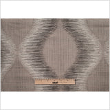 Indian Gray/Black Geometric Poly/Cotton Woven