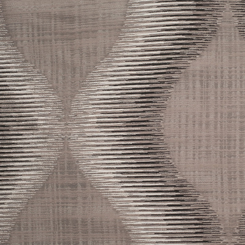 Indian Gray/Black Geometric Poly/Cotton Woven