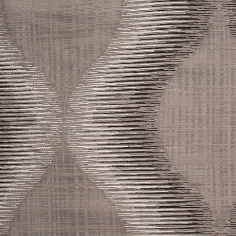 Indian Gray/Black Geometric Poly/Cotton Woven