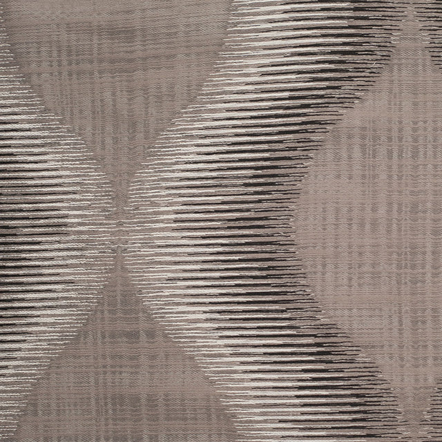 Indian Gray/Black Geometric Poly/Cotton Woven