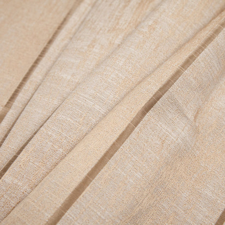 Indian Gold Striped Polyester-Cotton Brocade