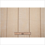 Indian Gold Striped Polyester-Cotton Brocade
