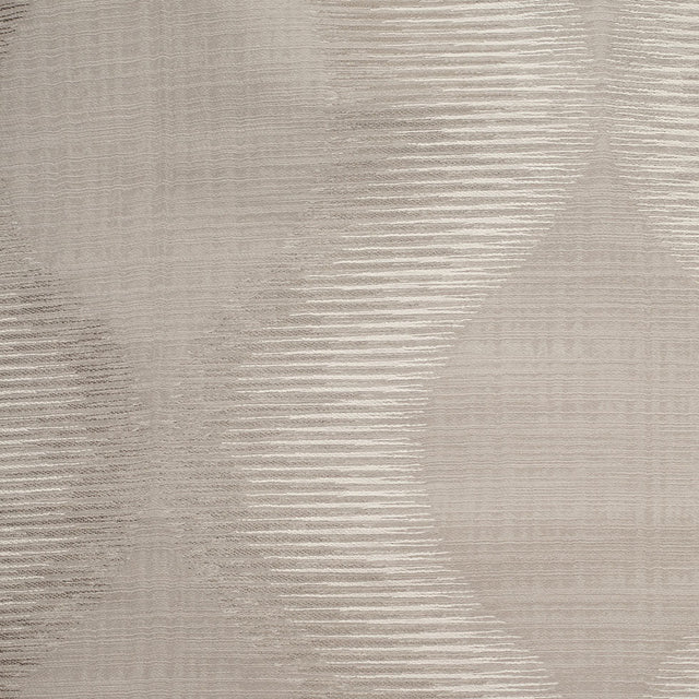 Indian Silver Geometric Poly/Cotton Woven