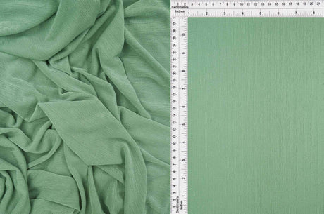 1 Yard 13x1 Rib Slinky Stretch Knit Fabric 52 Inch Wide
