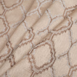 Indian Taupe Geometric Poly/Cotton Woven
