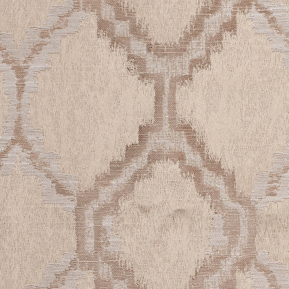 Indian Taupe Geometric Poly/Cotton Woven