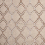 Indian Taupe Geometric Poly/Cotton Woven