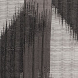 Indian Black/White Ikat-Like Poly/Cotton Brocade