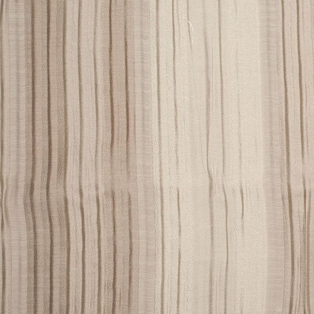Indian Champagne Striped Poly/Cotton Brocade