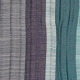 Indian Aqua/Purple Striped Poly/Cotton Brocade