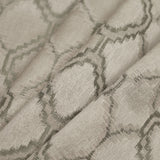 Indian Silver Geometric Poly/Cotton Woven