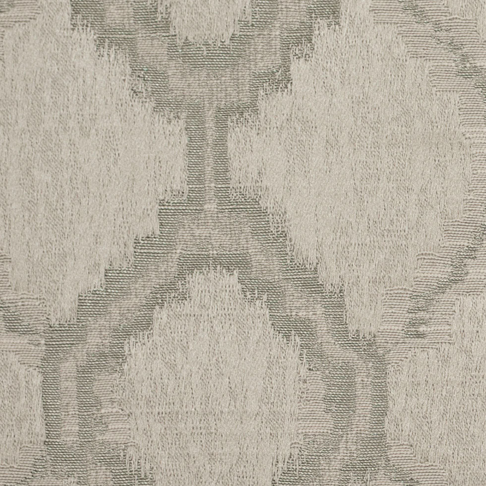 Indian Silver Geometric Poly/Cotton Woven