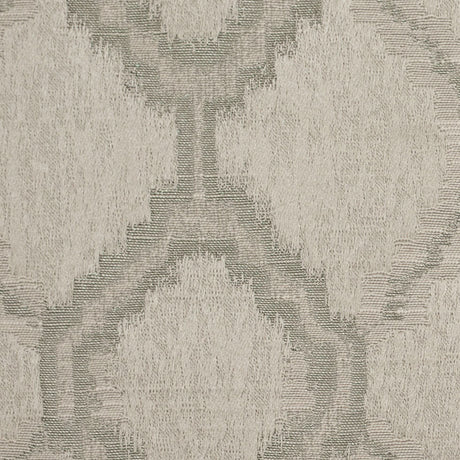 Indian Silver Geometric Poly/Cotton Woven
