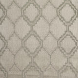 Indian Silver Geometric Poly/Cotton Woven
