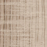 Indian Beige Geometric Striped Polyester-Cotton Brocade