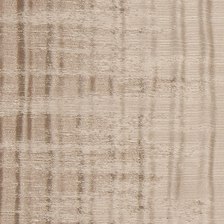 Indian Beige Geometric Striped Polyester-Cotton Brocade