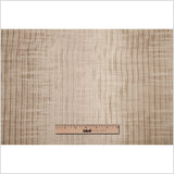 Indian Beige Geometric Striped Polyester-Cotton Brocade