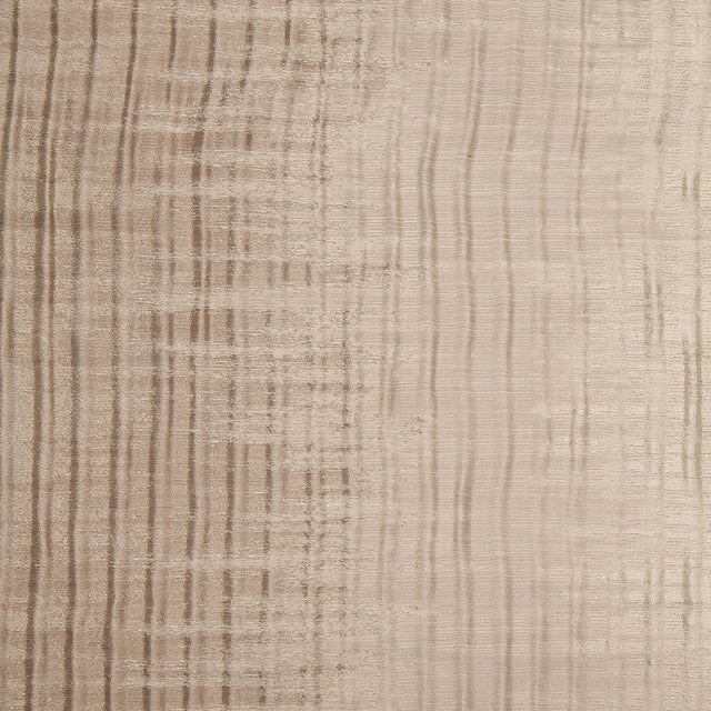 Indian Beige Geometric Striped Polyester-Cotton Brocade