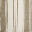 Indian Olive/White Striped Linen Woven