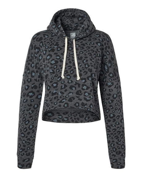 J. America Women's Crop Hooded Sweatshirt