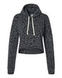J. America Women's Crop Hooded Sweatshirt