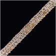 3/8" Gold/Silver Metallic Braid