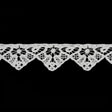 3" Italian White Cotton Guipure Lace Trim